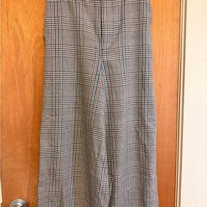 Madewell Gray Plaid Pants
